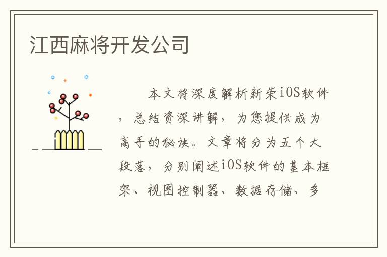 江西麻将开发公司