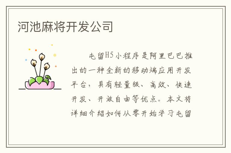 河池麻将开发公司